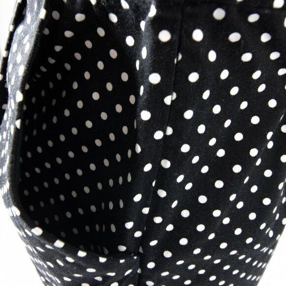Vintage Cotton Polka Dot black and white dress - Picture 9 of 15